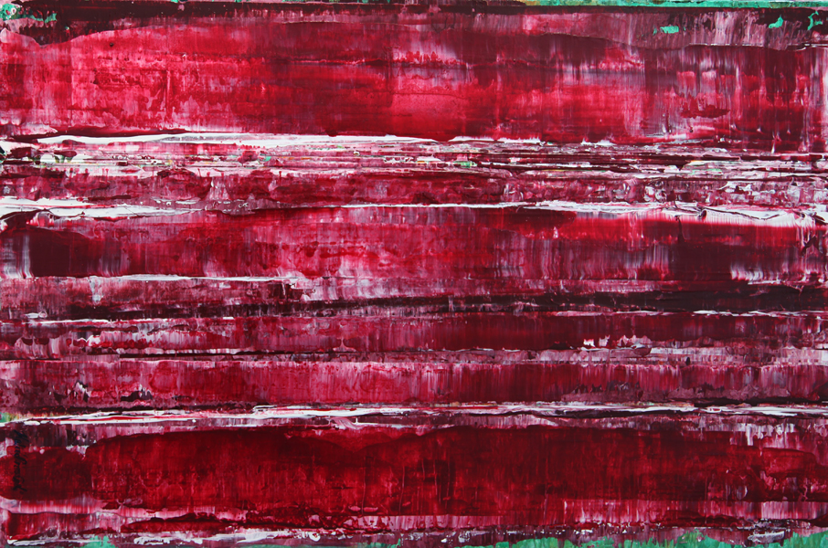 Burgundy Red painting
